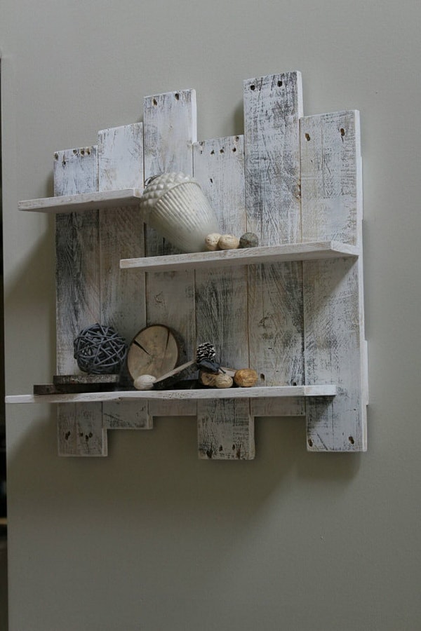 Mueble hecho con maderas de palets