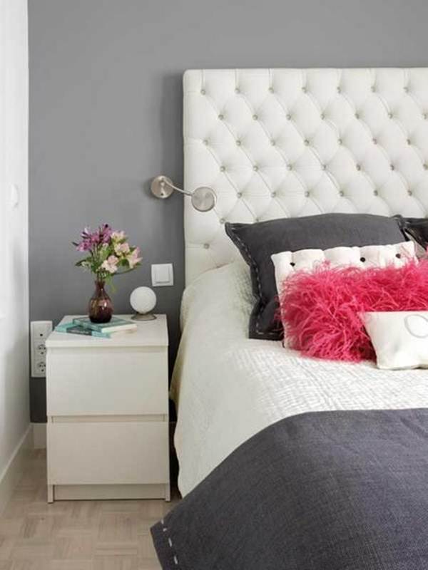 Dormitorio en color gris