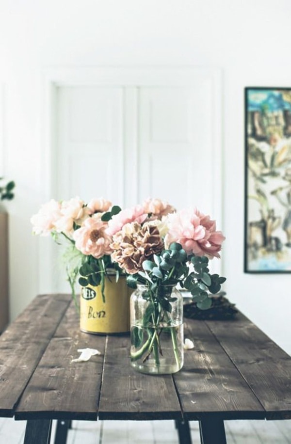 Ideas para decorar con flores