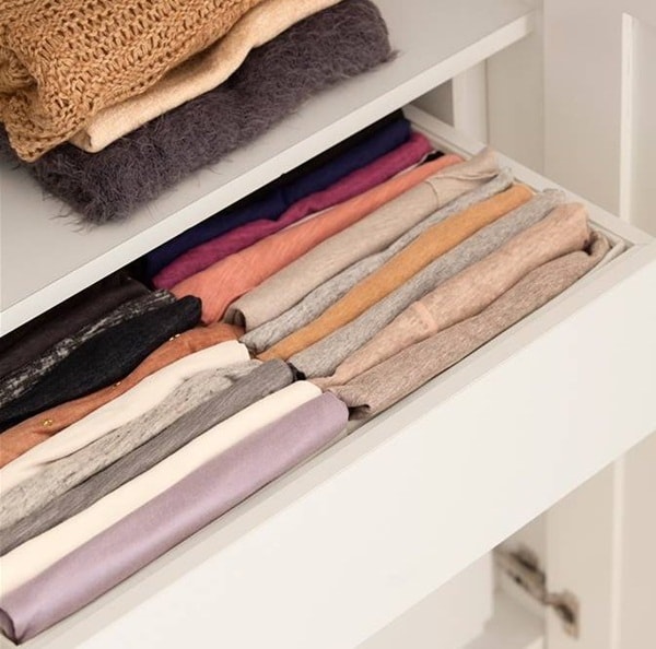 Método Marie Kondo para ordenar armarios