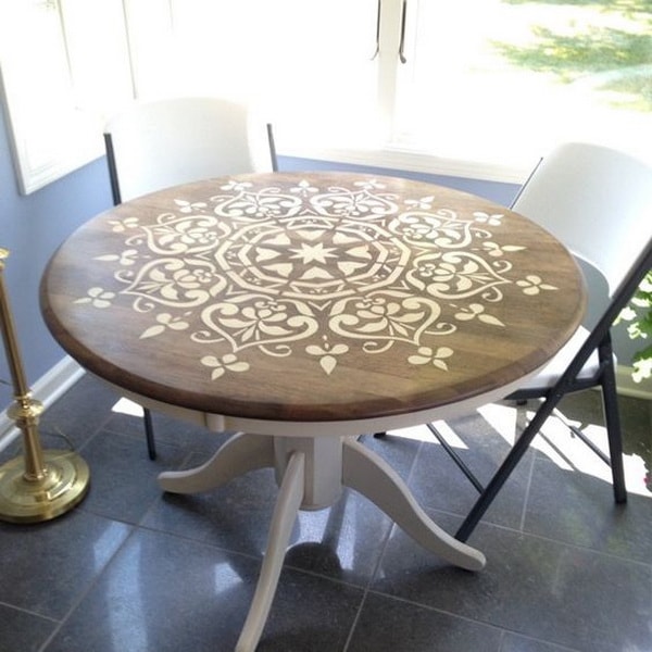 Mesas con mandalas