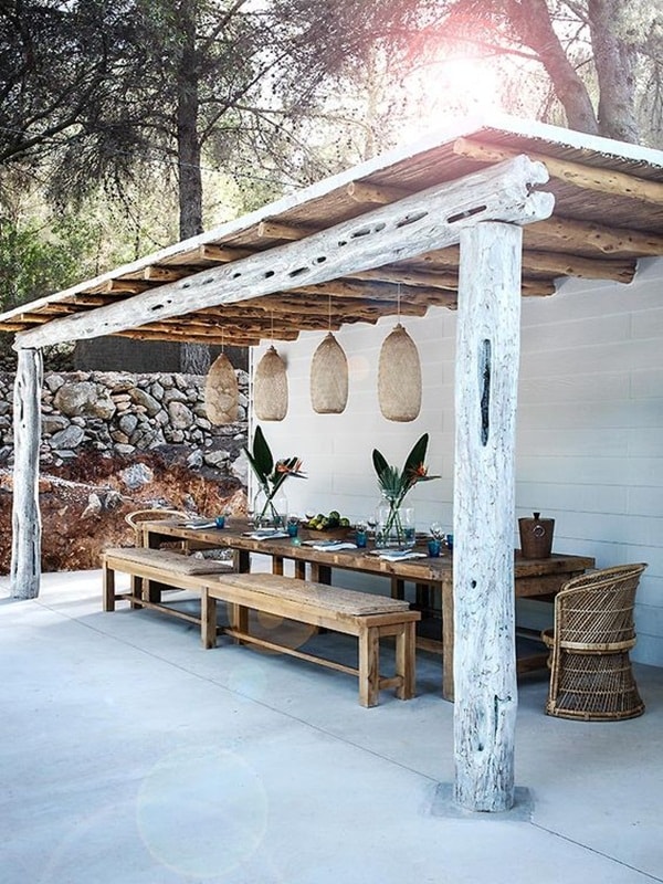 Pérgola de madera