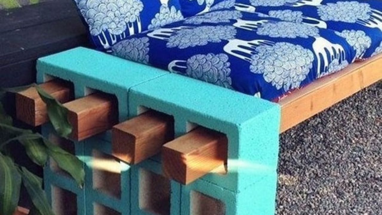 Bloques De Cemento Para Decorar Exteriores Muebles Con Bloques De Cemento