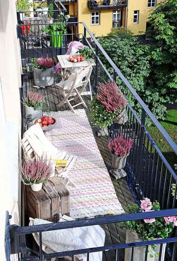 Decoración de balcones para todos los gustos