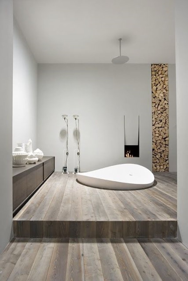 Bañera al ras del suelo