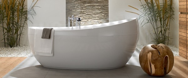 Bañera ovalada