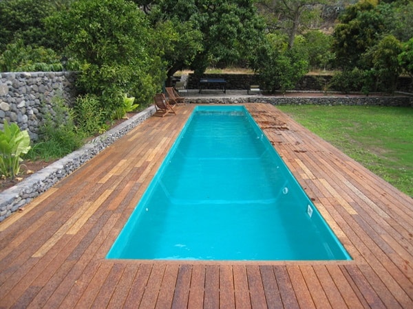 Piscina de fibra de vidrio