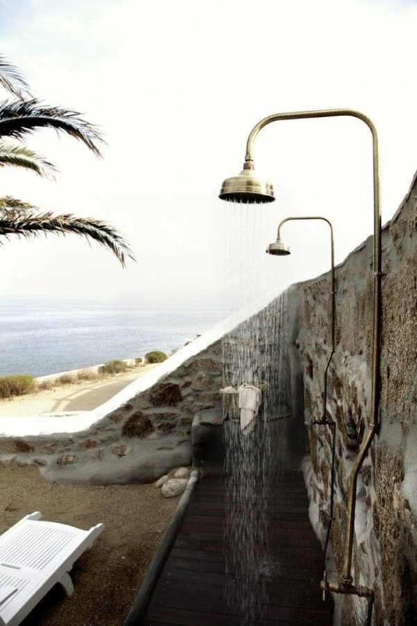 Duchas de exterior con vistas