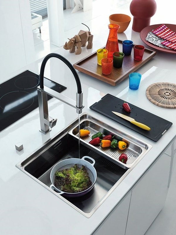 Grifo extensible para cocinas