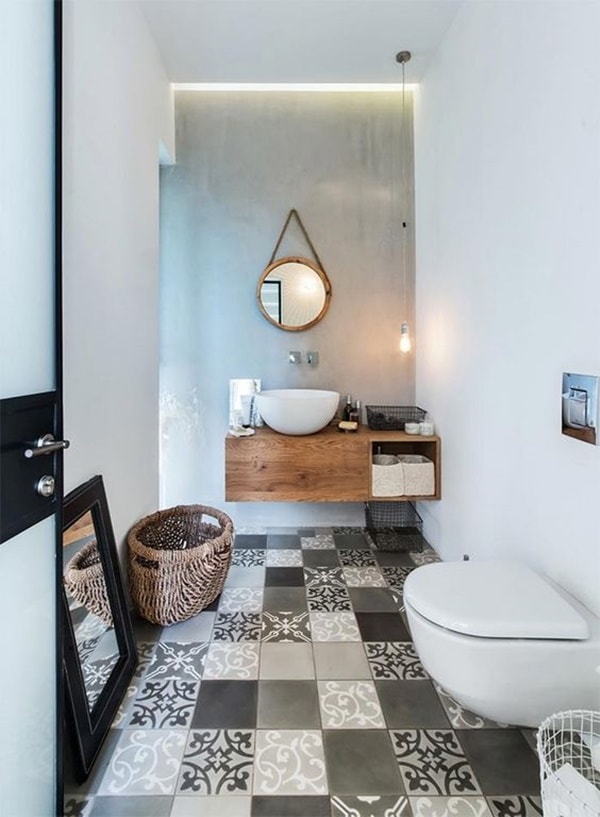 Vuelven los muebles de baño de madera