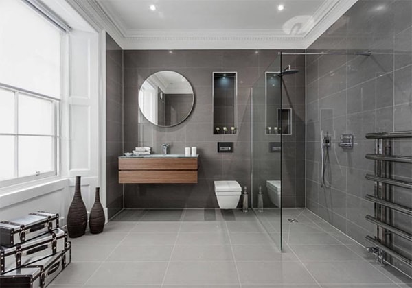 Muebles de madera para baños actuales