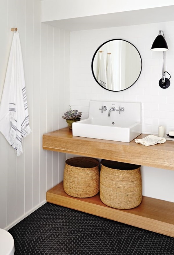 Muebles de baño de madera