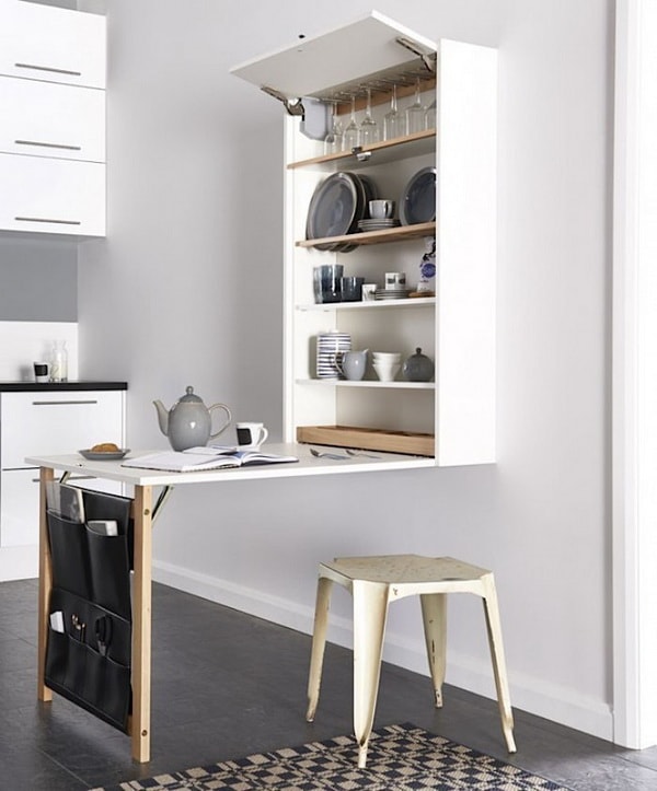 Mueble multifunción para una cocina comedor
