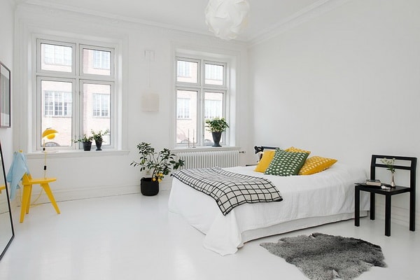 Dormitorio grande en color blanco