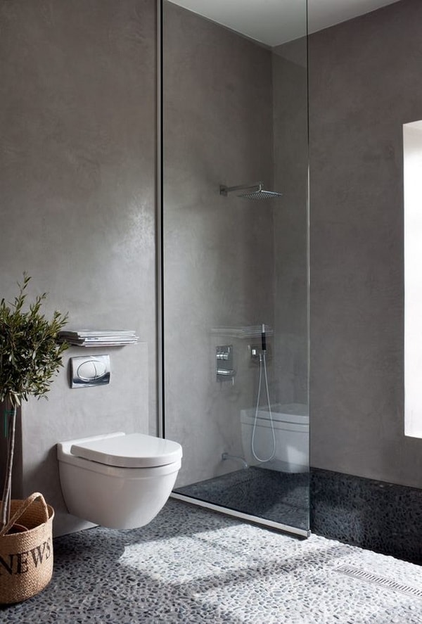 Sanitarios suspendidos en baños pequeños