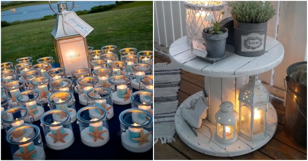 Decorar con velas. Ideas fáciles y económicas para decorar con velas.