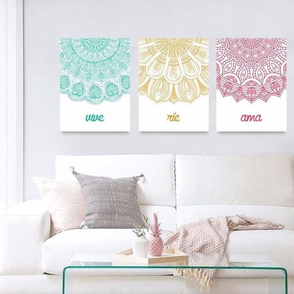 Trípticos de mandalas