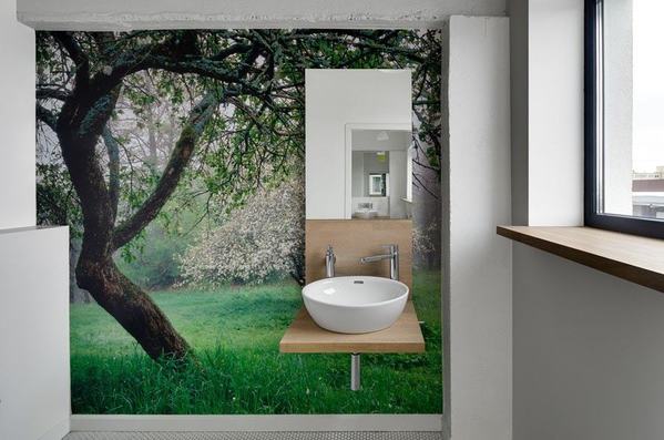 Baños decorados para personas de Pisis