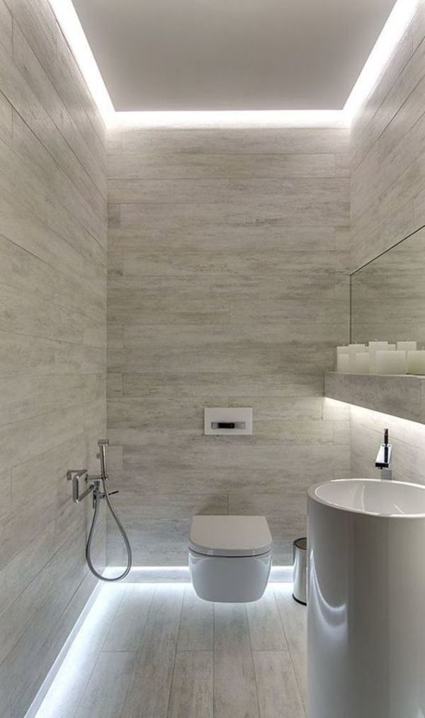 Iluminación de baños con luces LED