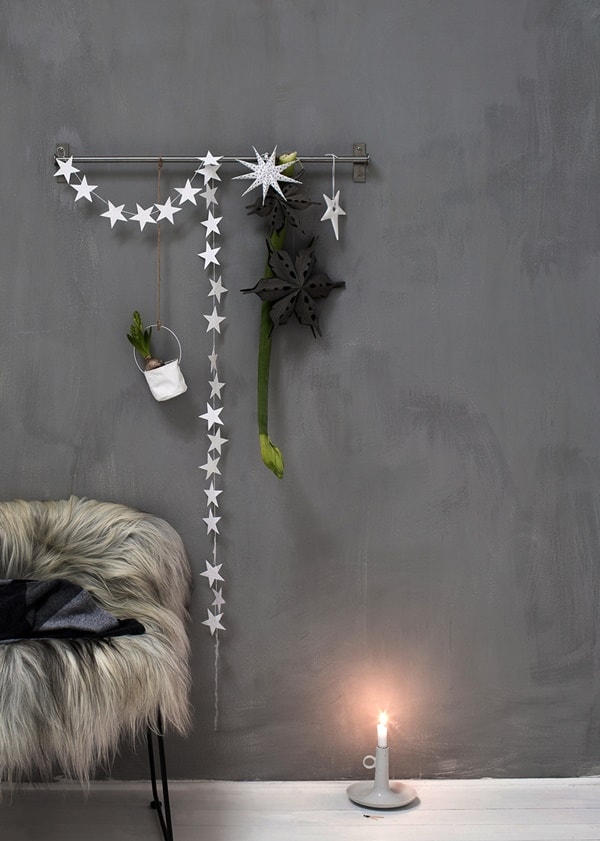 Guirnaldas de estrellas navideñas