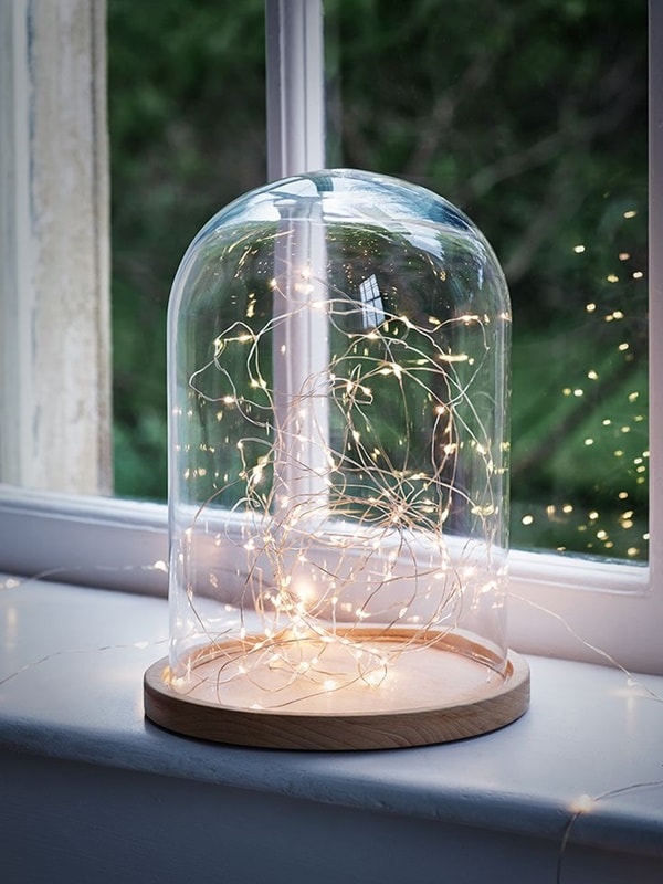 Guirnaldas de luces LED para decorar la Navidad