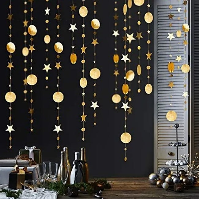 Guirnaldas para decorar la fiesta de fin de año