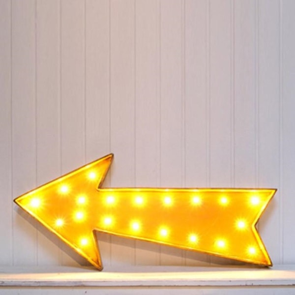 Flechas luminosas para decorar casas