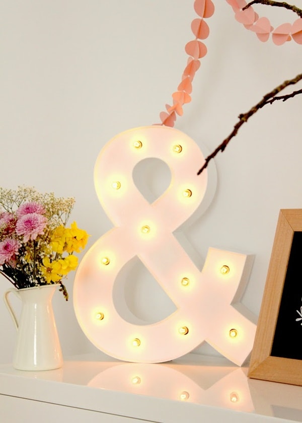 Letreros luminosos para decorar