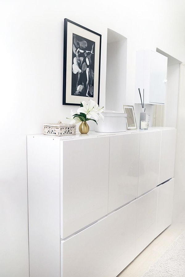 Muebles angostos para pasillos