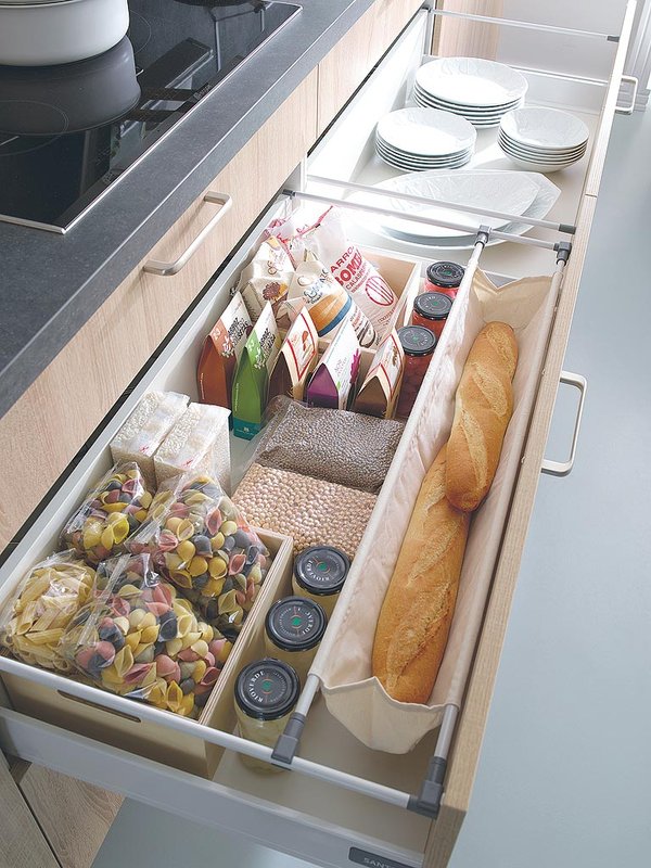 Cajones organizadores para cocinas ordenadas