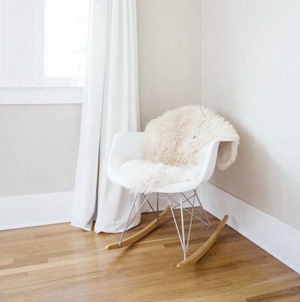 Silla de diseño mecedora