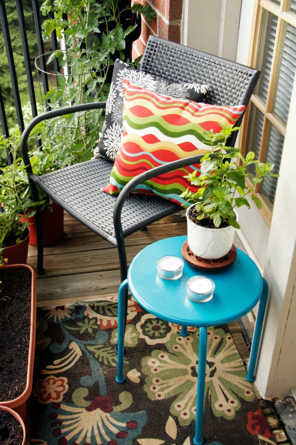 Ideas para balcones coloridos