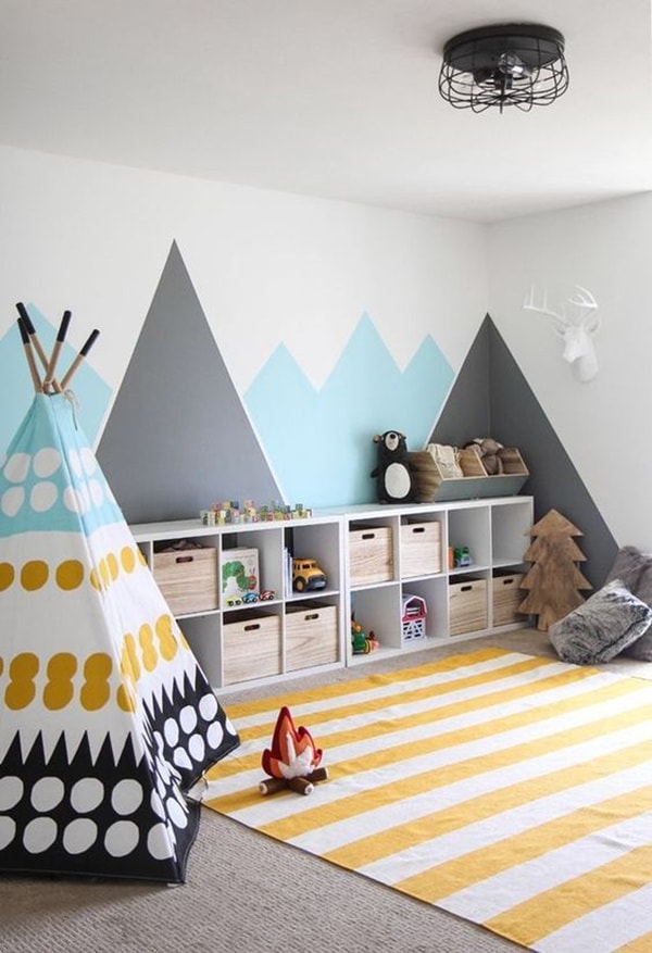 Colores relajantes para habitaciones infantiles