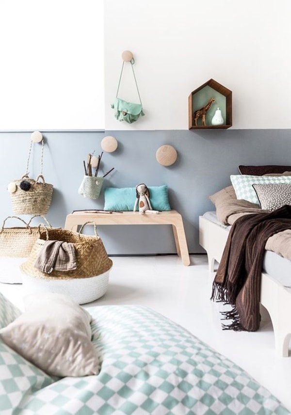 Colores relajantes para dormitorios infantiles