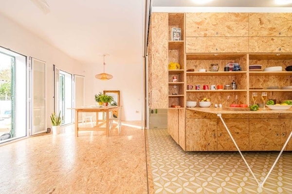 Tableros OSB en interiores