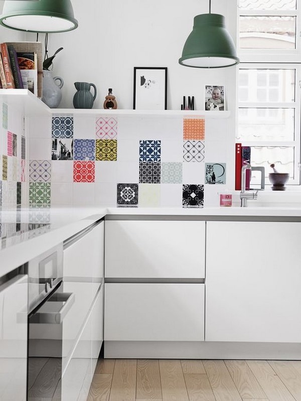 Cocina blanca moderna
