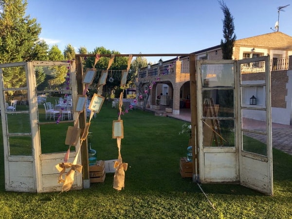 Decoración original para fiestas de boda