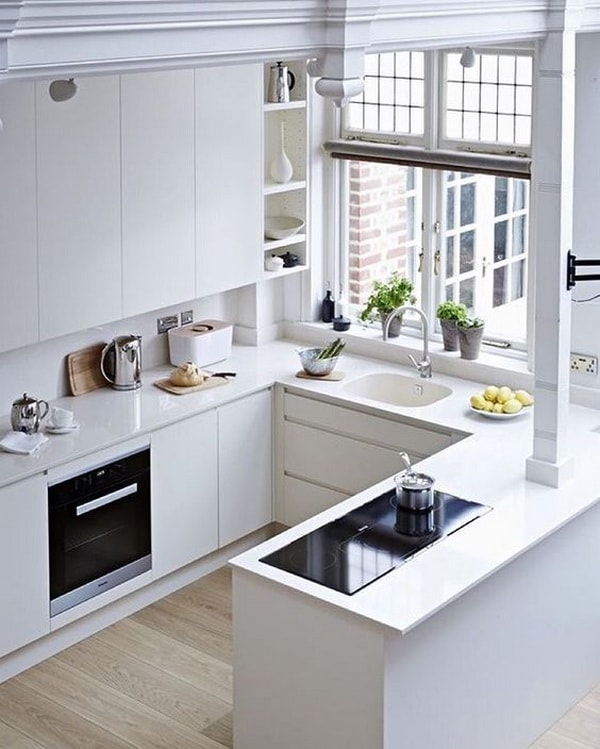 Cocina moderna en "U"