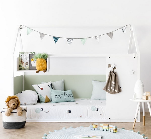 Colores claros en habitaciones infantiles Montessori