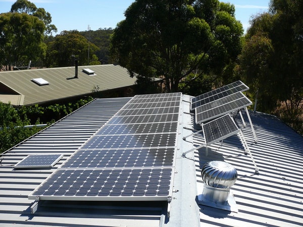 Paneles solares en hogares