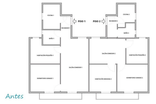 Aprender acerca 47+ imagen unir dos casas contiguas