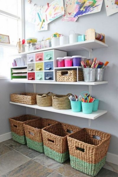 Rincones de manualidades. Ideas para decorar espacios de trabajo.