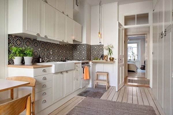 Azulejos hidráulicos en cocinas