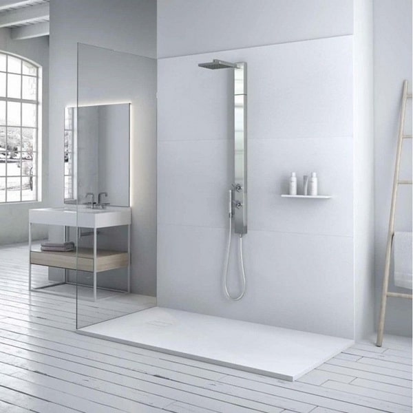 Diseño de baños con platos de ducha