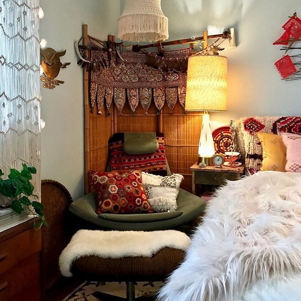 Tejidos y estampados para la decoración estilo boho