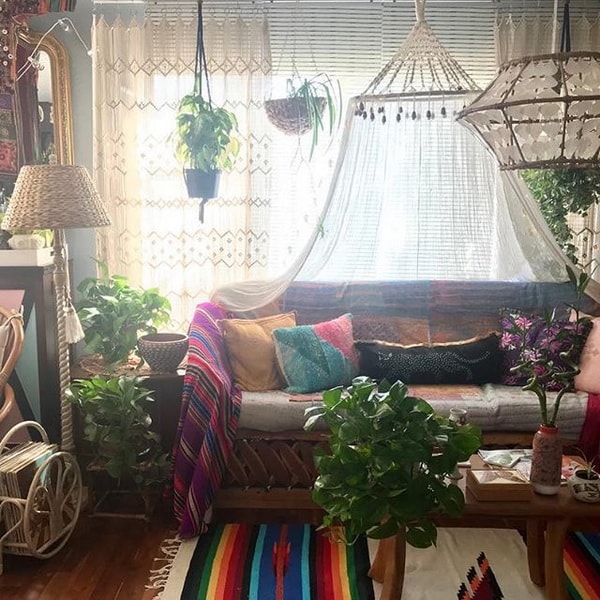 Decoración estilo boho