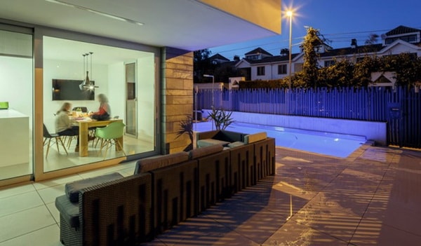 Exterior de una casa moderna