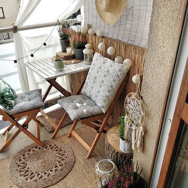 Decoración de balcones pequeños