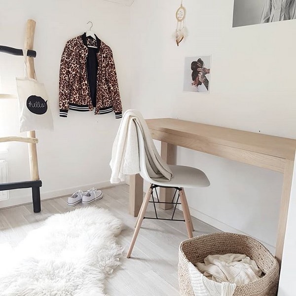 Muebles de diseño en una casa con estilo escandinavo