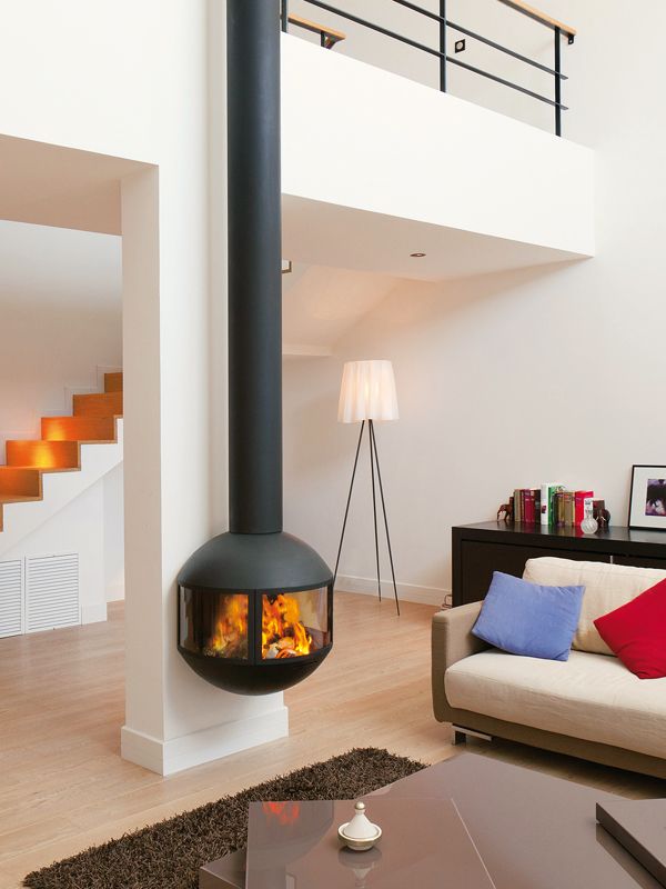 Chimeneas de leña modernas